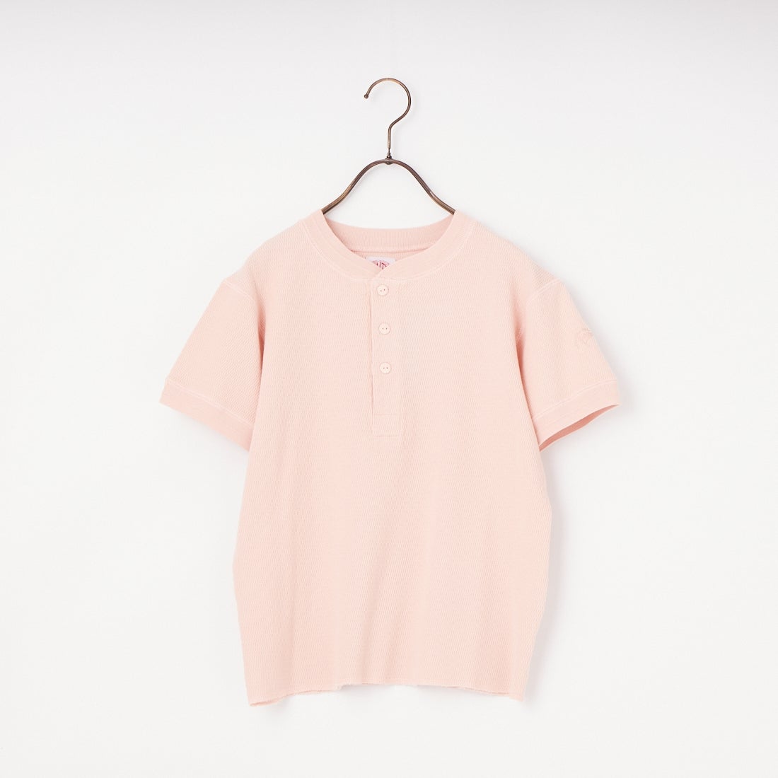 FAITH MILLS [フェイスミルズ] サーマルヘンリーネックTシャツ [FAITH-261-08] B.PINK