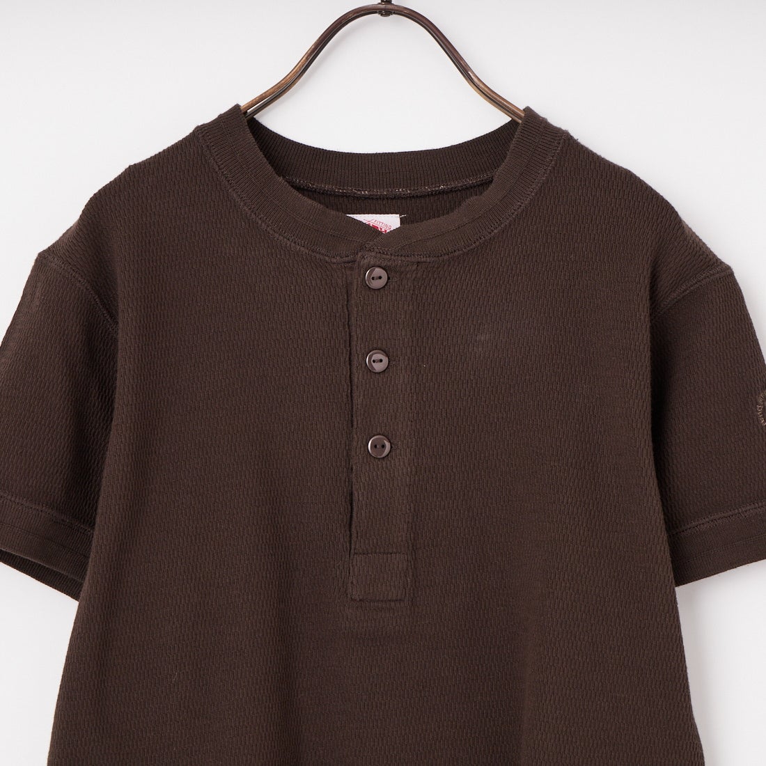 FAITH MILLS [フェイスミルズ] サーマルヘンリーネックTシャツ [FAITH-261-08] CHARCOAL