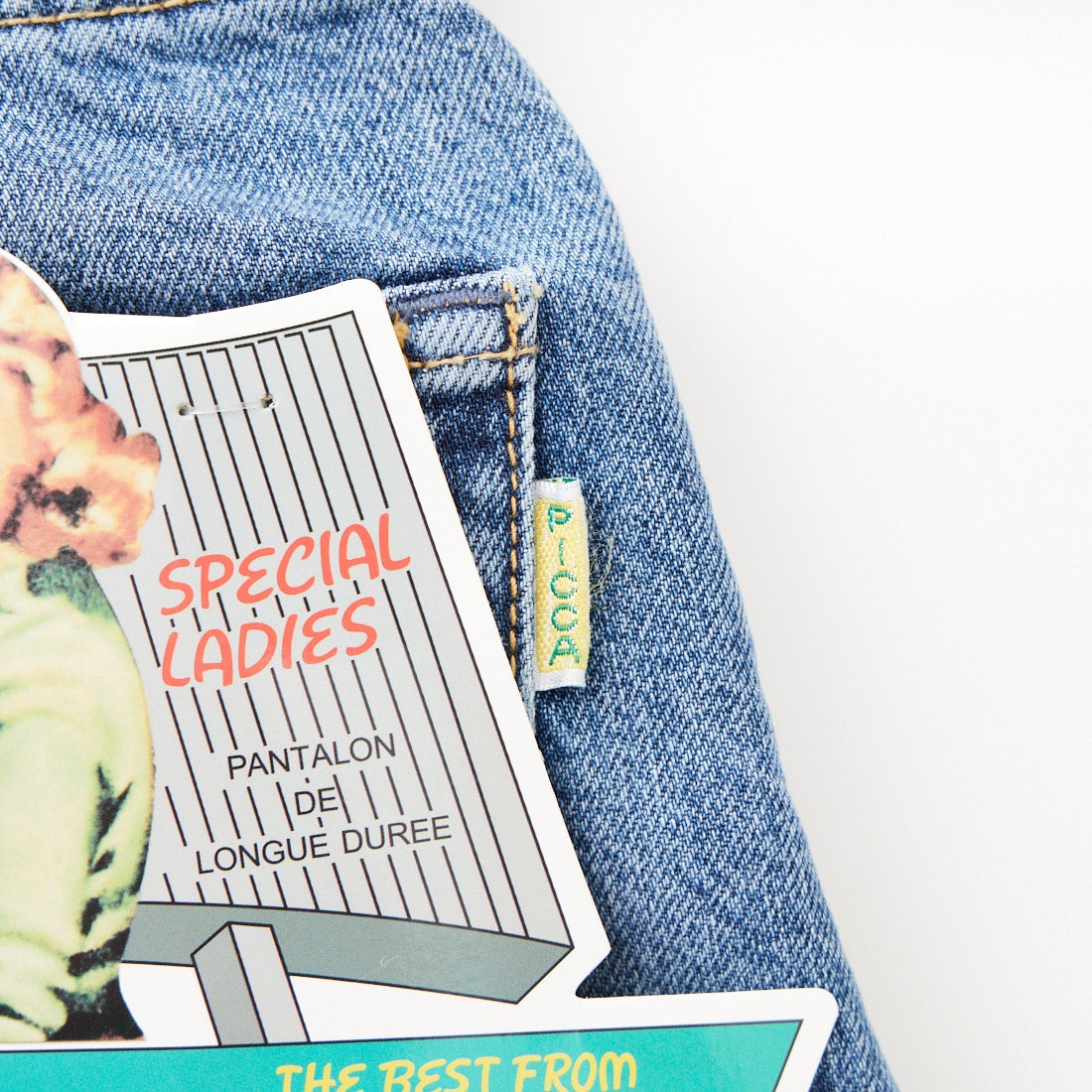 PICCADILLY [ピカデリー] ROMY ワイドストレートデニム [PC261-252023] BLUE