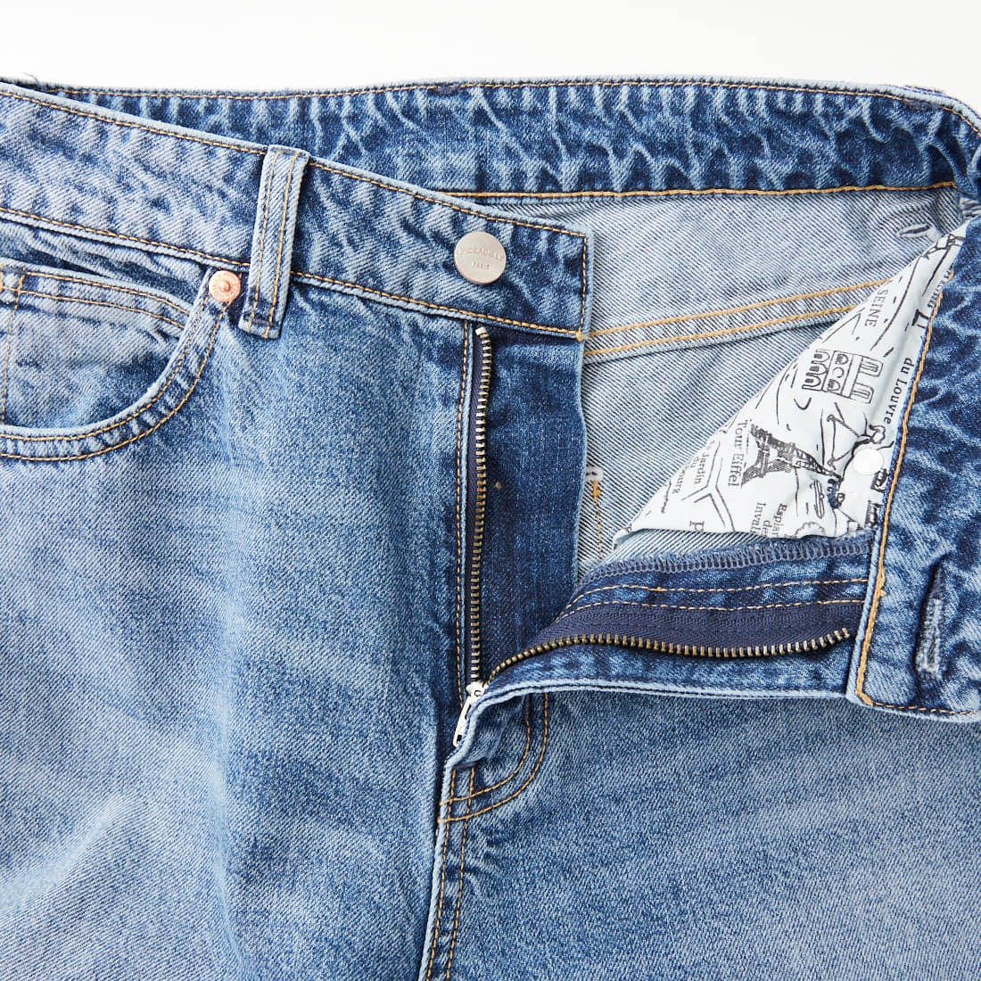 PICCADILLY [ピカデリー] ROMY ワイドストレートデニム [PC261-252023] BLUE