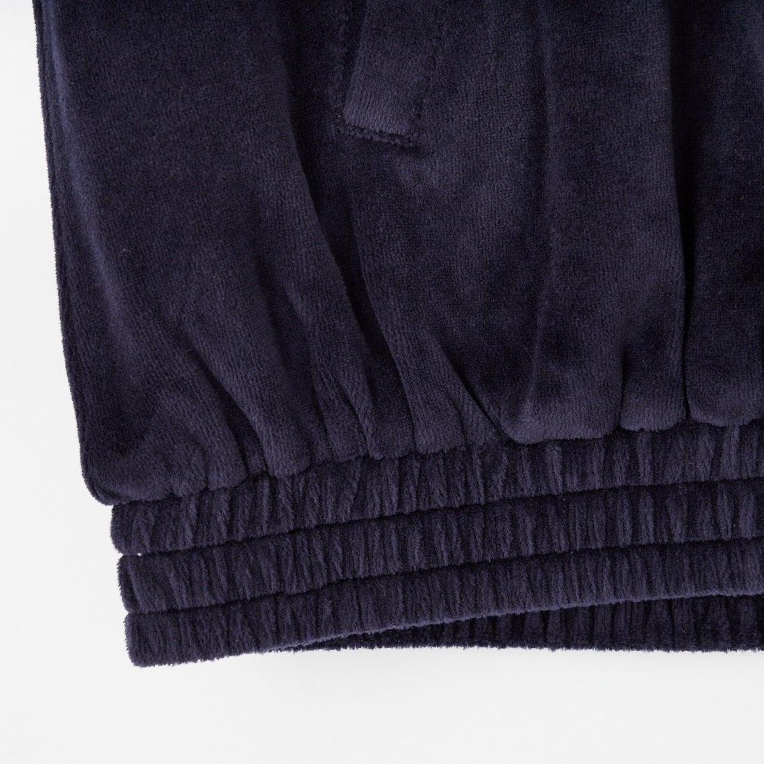 null. [ヌル] ベロアジッププルオーバー [153WCT261105] NVY
