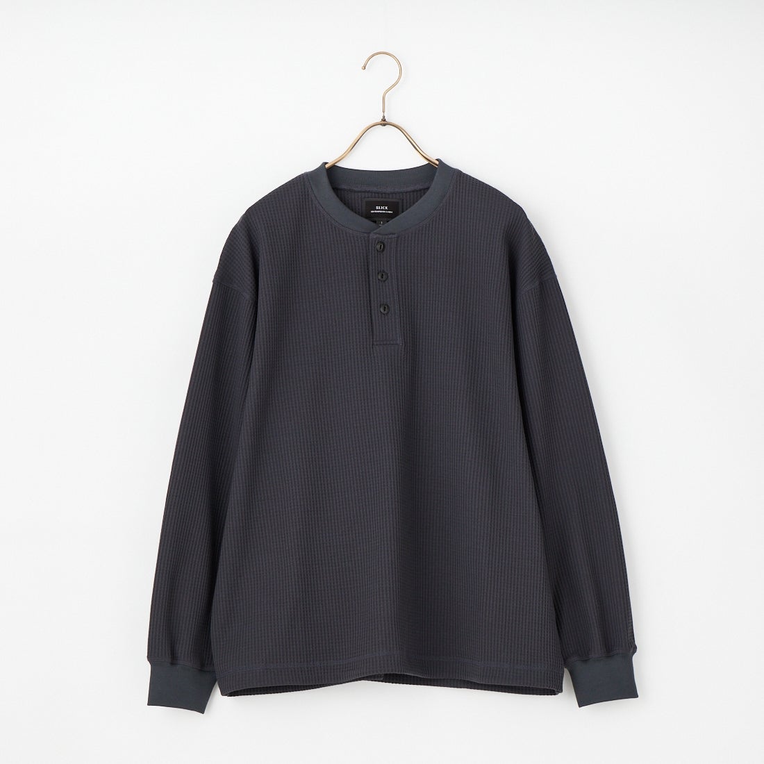 SLICK [スリック] テックサーマル ドローストリングヘンリーネックT