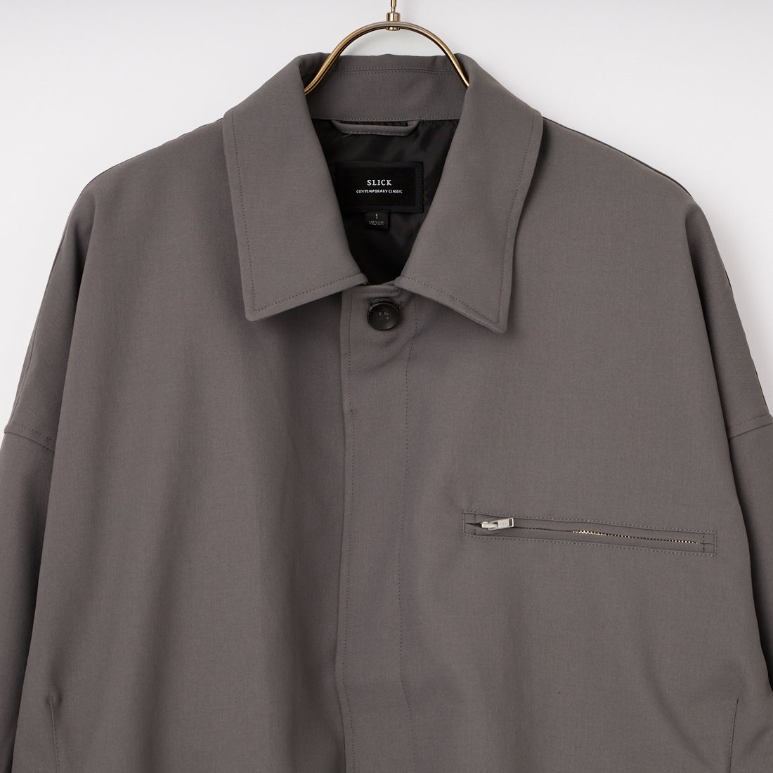 SLICK [スリック] テックツイルショートブルゾン [5110213] 730 GRAY