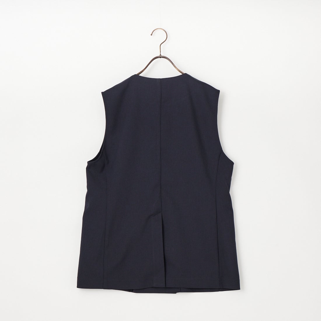 USINE [ユジーヌ] イージーケアツイルVネックベスト [21267052] 076 ﾈｲﾋﾞｰ