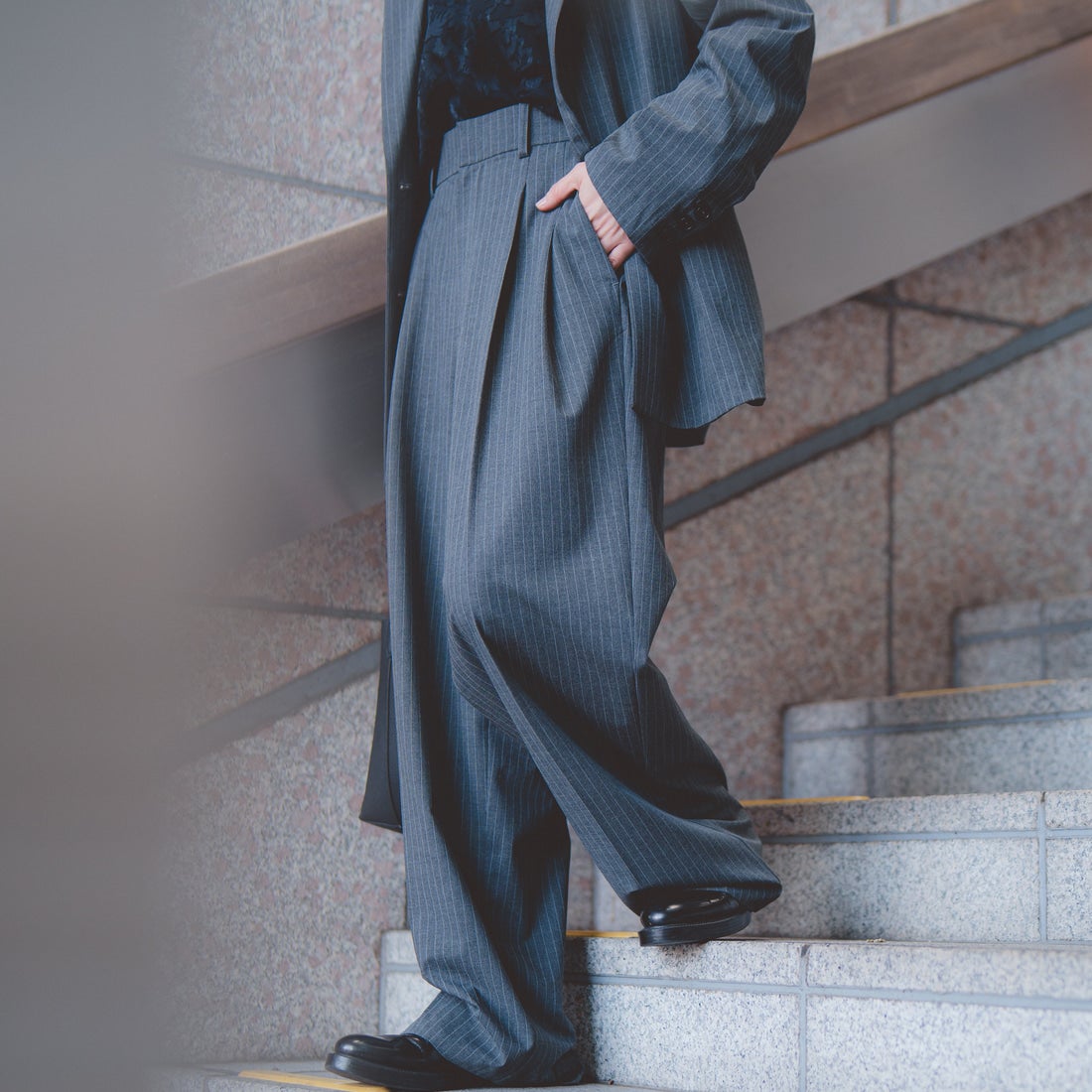 003 ﾁｬｺｰﾙS&&モデル身長：158cm 着用サイズ：36&&