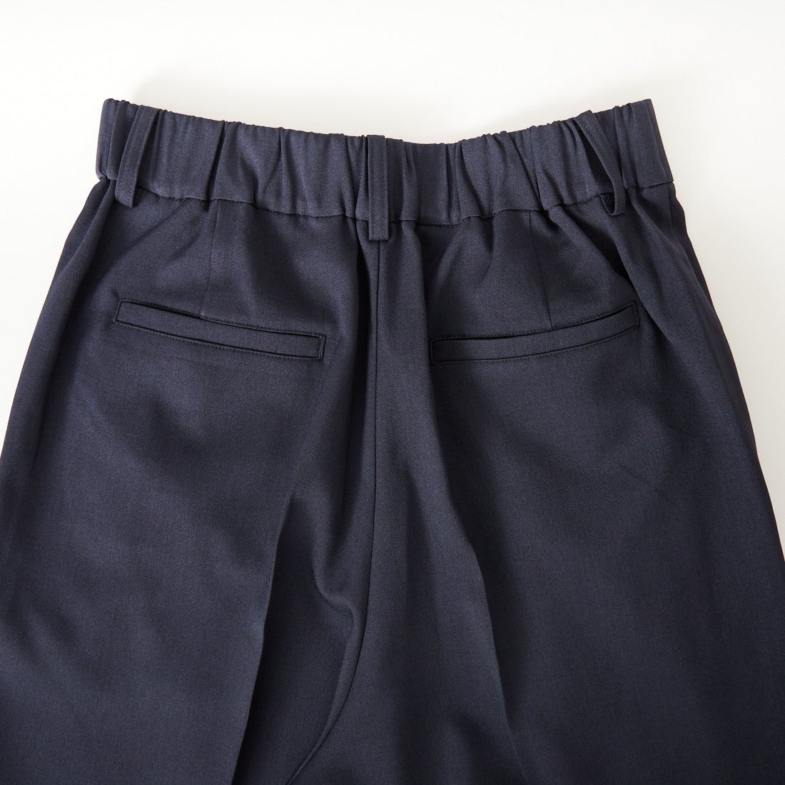 USINE [ユジーヌ] イージーケアツイル 2タックワイドパンツ [21267053] 076 ﾈｲﾋﾞｰ