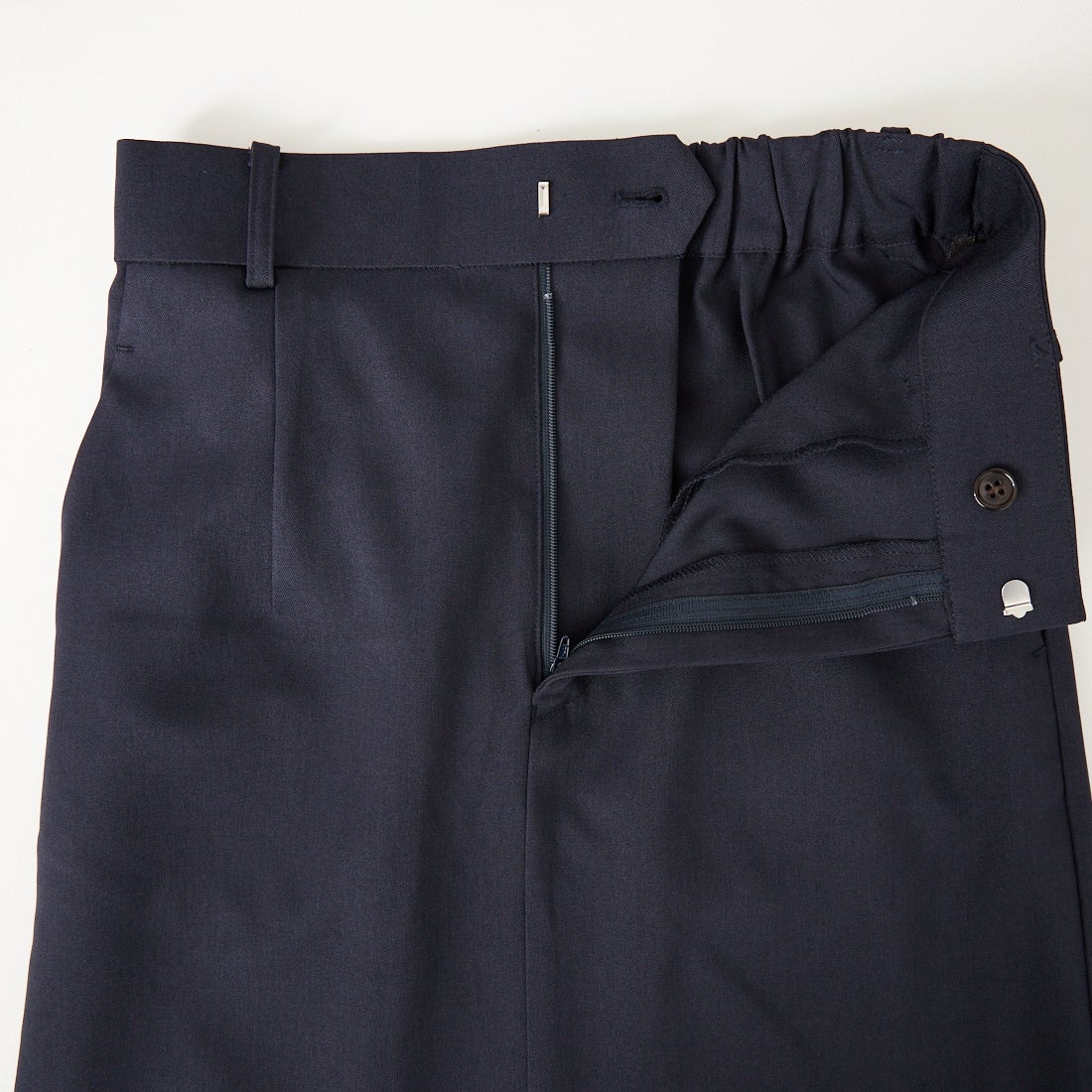 USINE [ユジーヌ] イージーケアツイルタイトスカート [21267054] 076 ﾈｲﾋﾞｰ