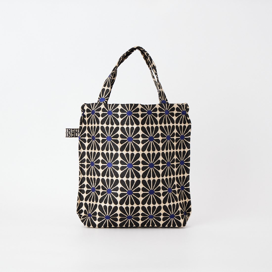 Bindu [ビンドゥー] カップフラワ－ジャガード リバーストートバッグ [BBB-2171] BLACK NATU