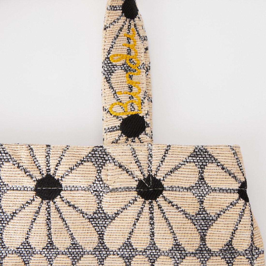 Bindu [ビンドゥー] カップフラワ－ジャガード リバーストートバッグ [BBB-2171] NATURAL SI