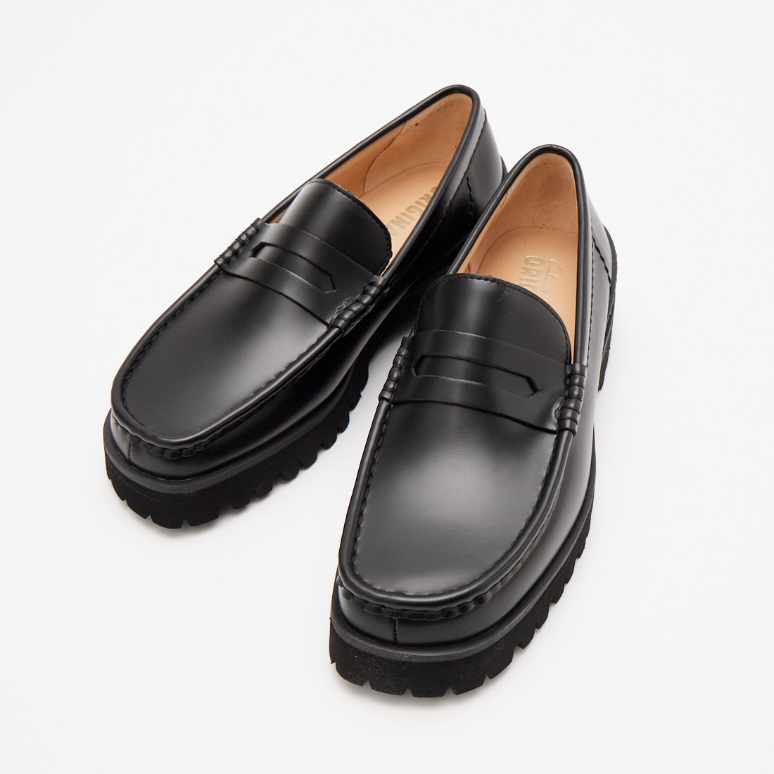 Clarks [クラークス] Yukoner Penny レザーローファー [26185705] BLACK
