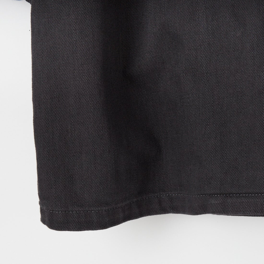 DANTON [ダントン] ショート丈ノーカラーデニムジャケット [DT-A0670RKG] CHARCOAL B