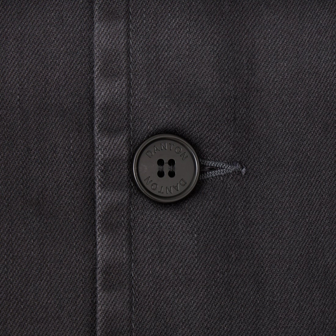 DANTON [ダントン] ショート丈ノーカラーデニムジャケット [DT-A0670RKG] CHARCOAL B