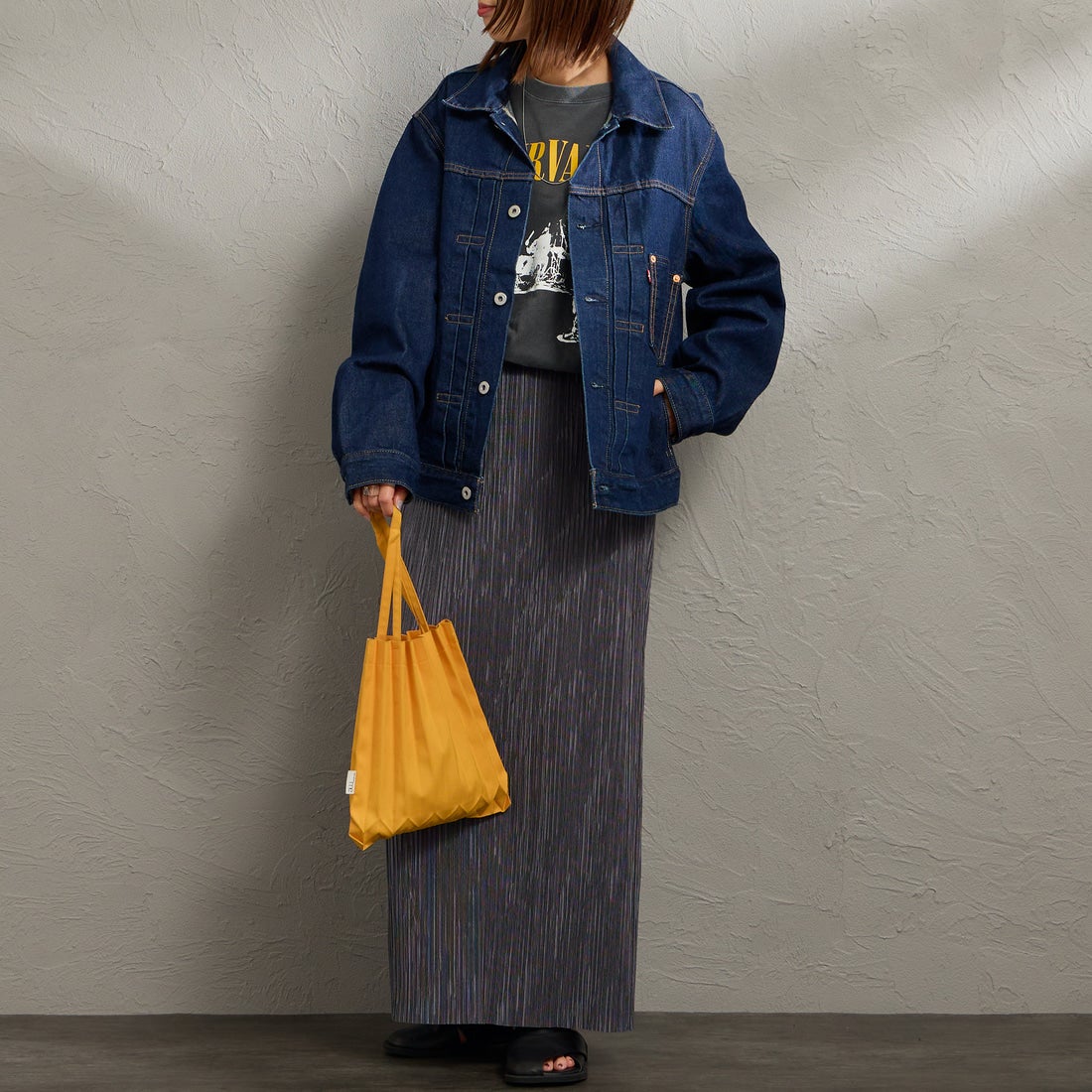 LEVI'S [リーバイス] TYPE1 トラッカージャケット [A3174-00] 30 NEW SEL &&モデル身長：159cm 着用サイズ：S&&