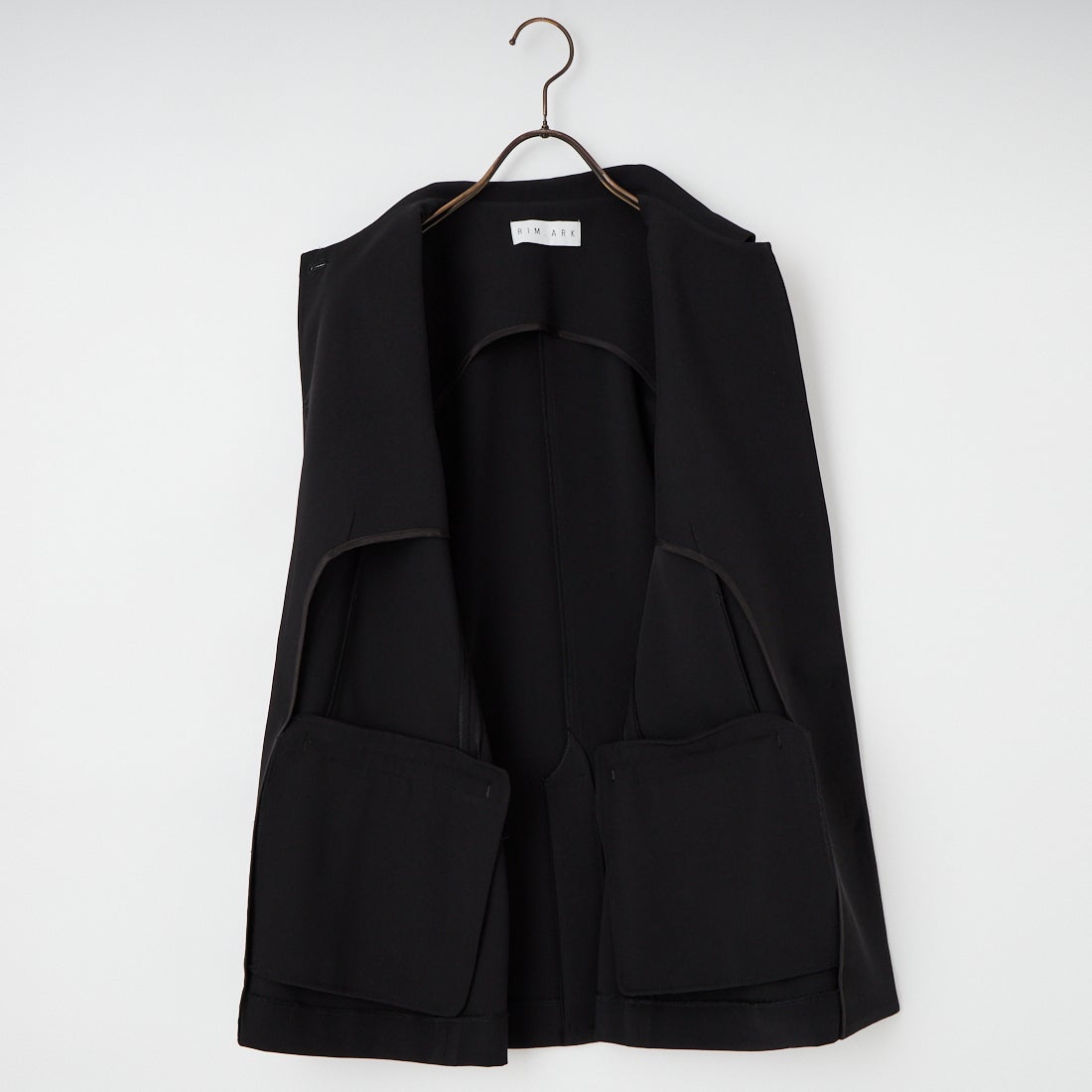 RIM.ARK [リムアーク] Classy スリーブレストップス [460JSN30-0141] BLK