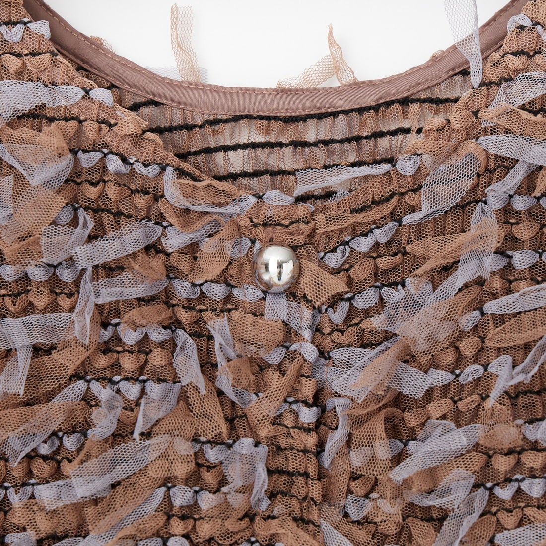 Maison de L'allure [メゾン ドゥ ラリュール] マルチWAYリボンチュールベスト [M26312012] 28 BROWN