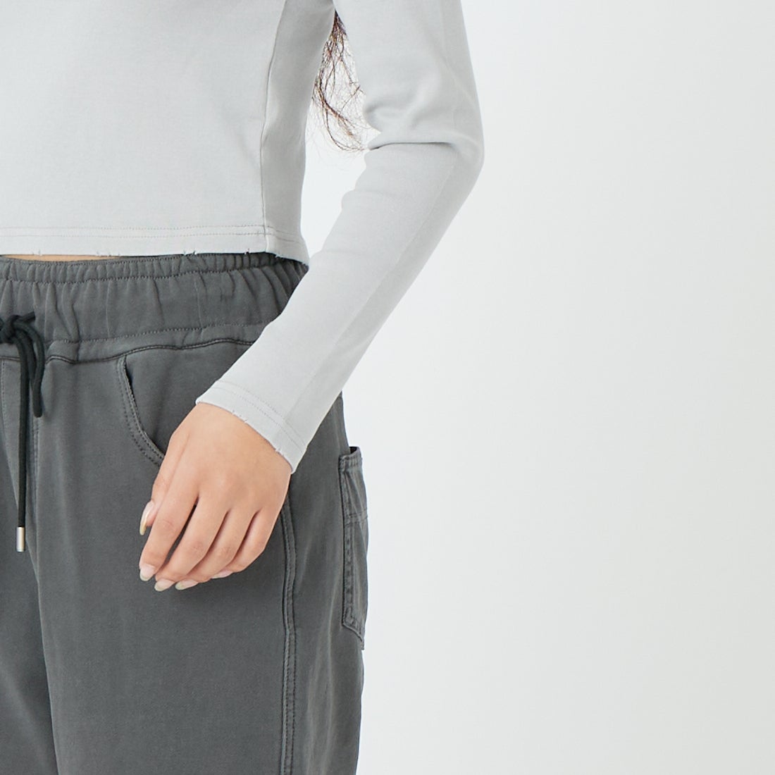 X-girl [エックスガール] ディストレスドロゴパッチ コンパクト