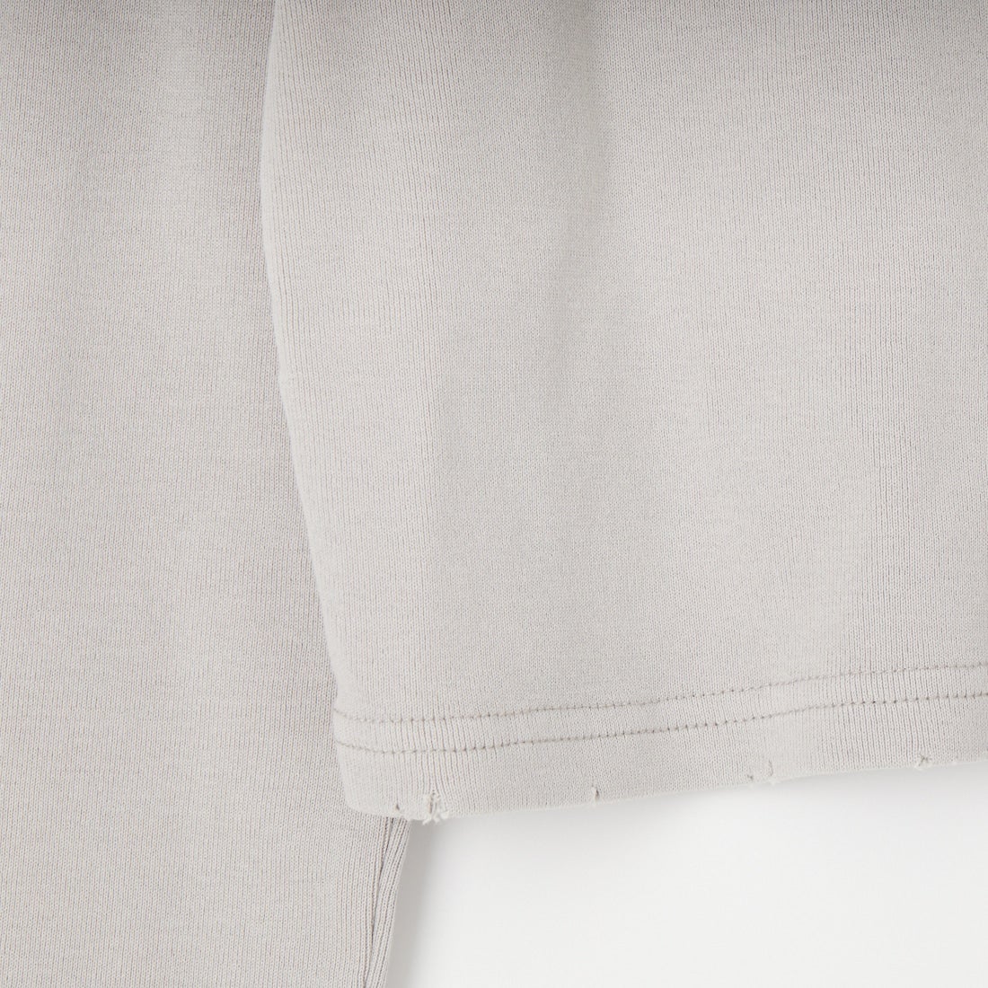 X-girl [エックスガール] ディストレスドロゴパッチ コンパクトトップス [105261013001] GREY