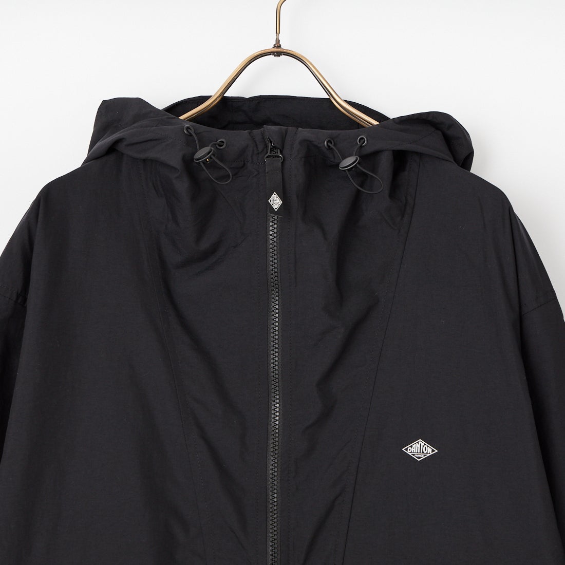 DANTON [ダントン] フーデッドショートジャケット [DT-A0675SNY] BLACK