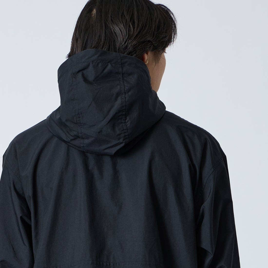 DANTON [ダントン] フーデッドショートジャケット [DT-A0675SNY] BLACK