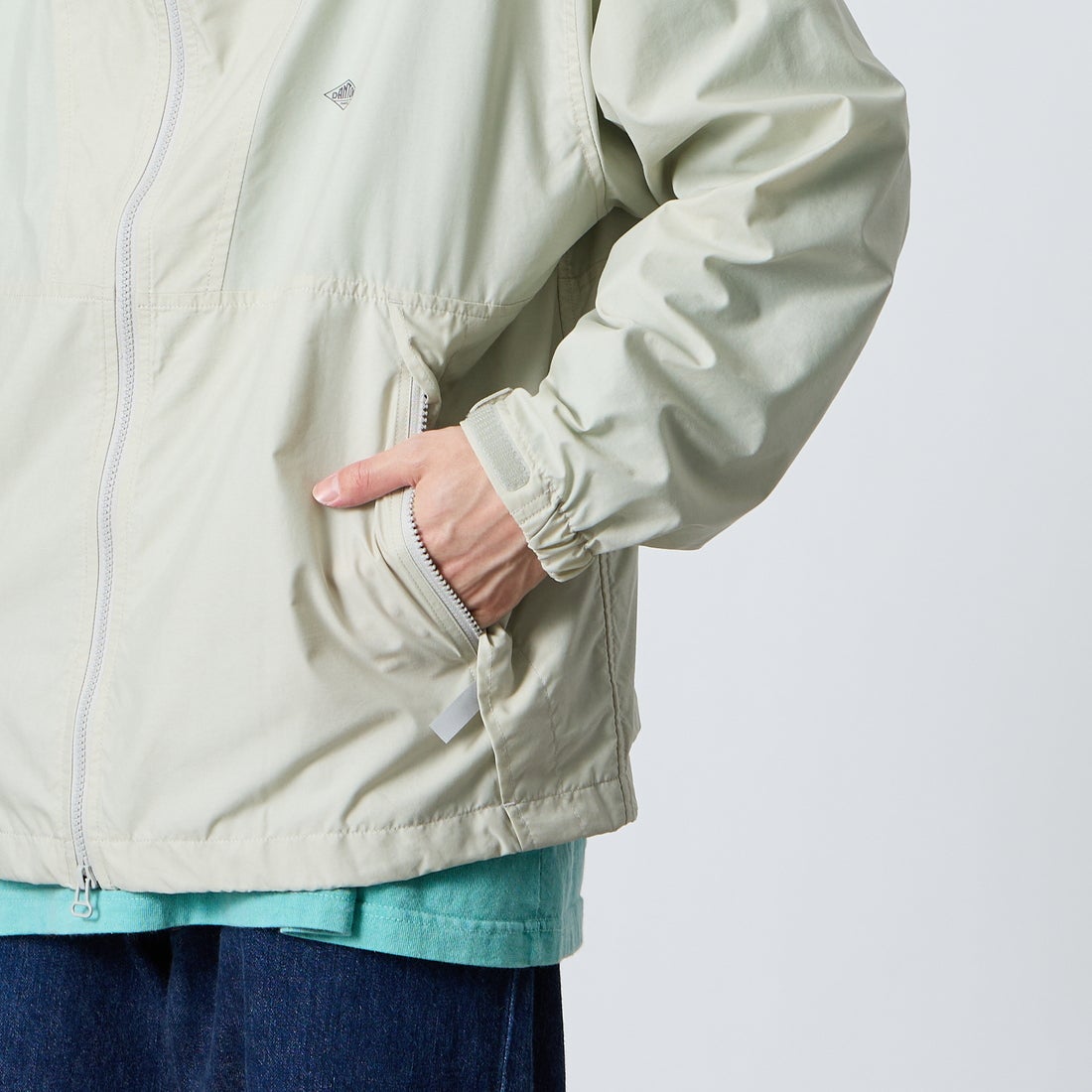 DANTON [ダントン] フーデッドショートジャケット [DT-A0675SNY] GREIGE