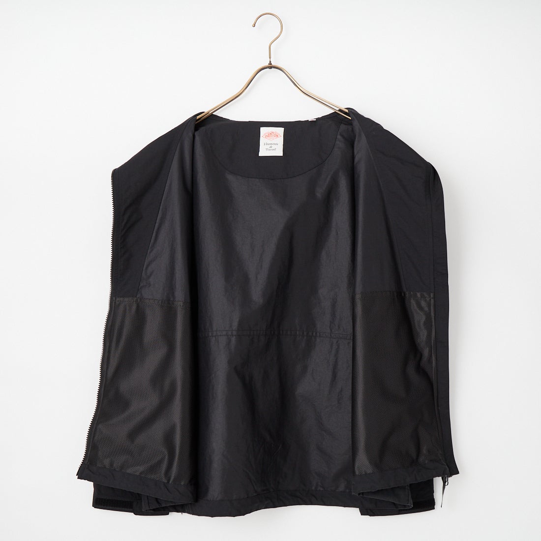 DANTON [ダントン] フーデッドショートジャケット [DT-A0675SNY] BLACK