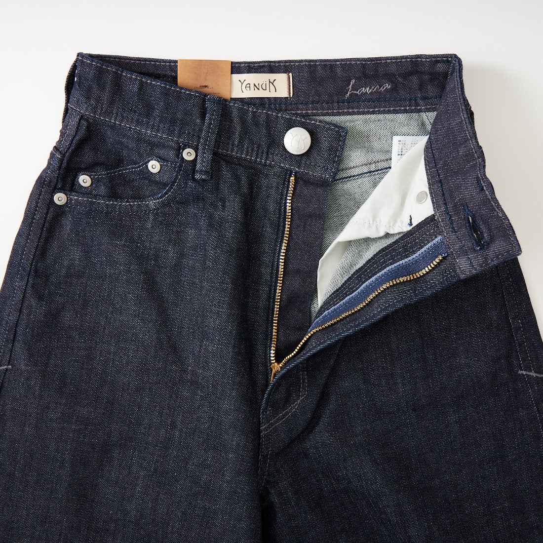 YANUK [ヤヌーク] LAURA カーブテーパードデニム [57162060] OWI