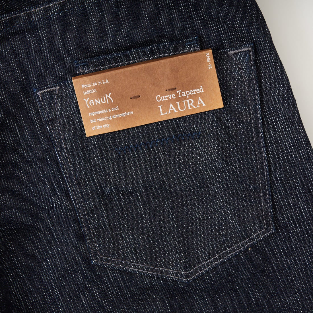 YANUK [ヤヌーク] LAURA カーブテーパードデニム [57162060] OWI