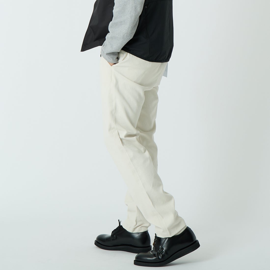 Jeans Factory Clothes [ジーンズファクトリークローズ] シェリタリングドライオックス1Pイージートラウザー [JFC-262-010] 68 OFF &&モデル身長：179cm 着用サイズ：XL&&