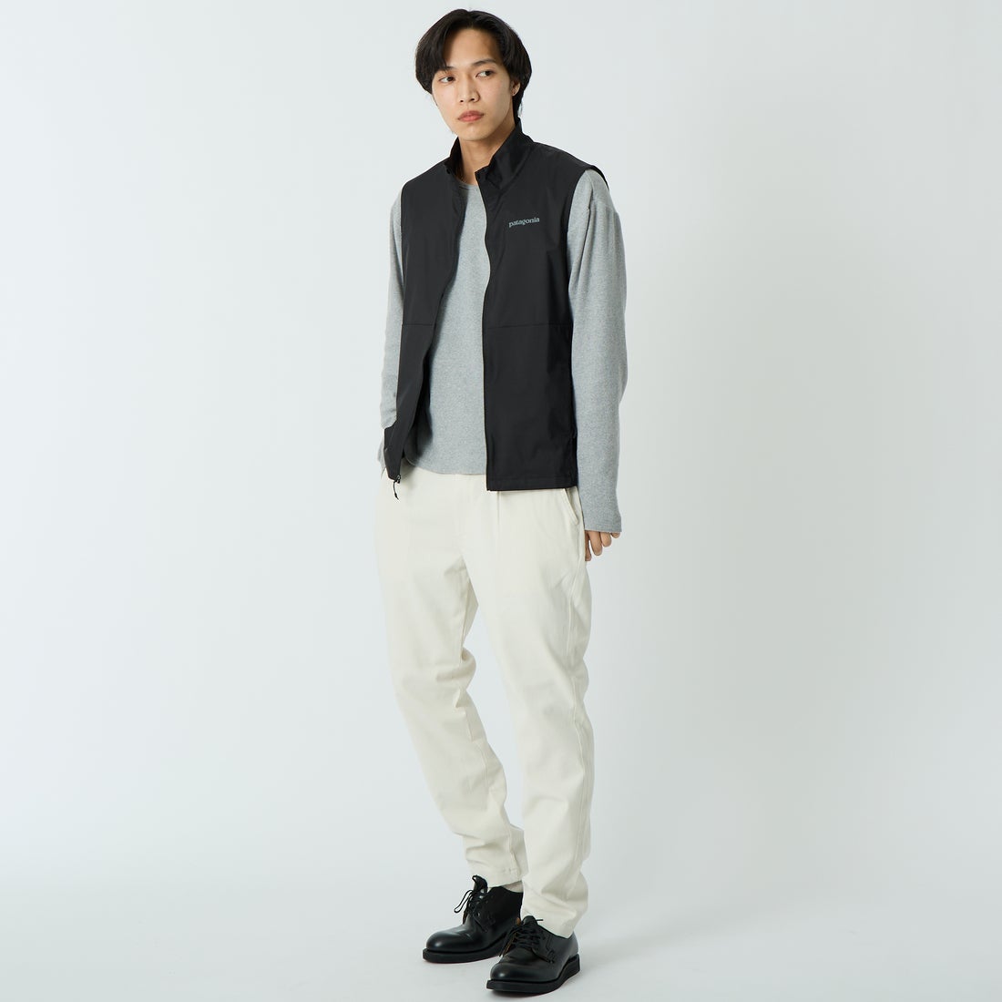 Jeans Factory Clothes [ジーンズファクトリークローズ] シェリタリングドライオックス1Pイージートラウザー [JFC-262-010] 68 OFF &&モデル身長：179cm 着用サイズ：XL&&