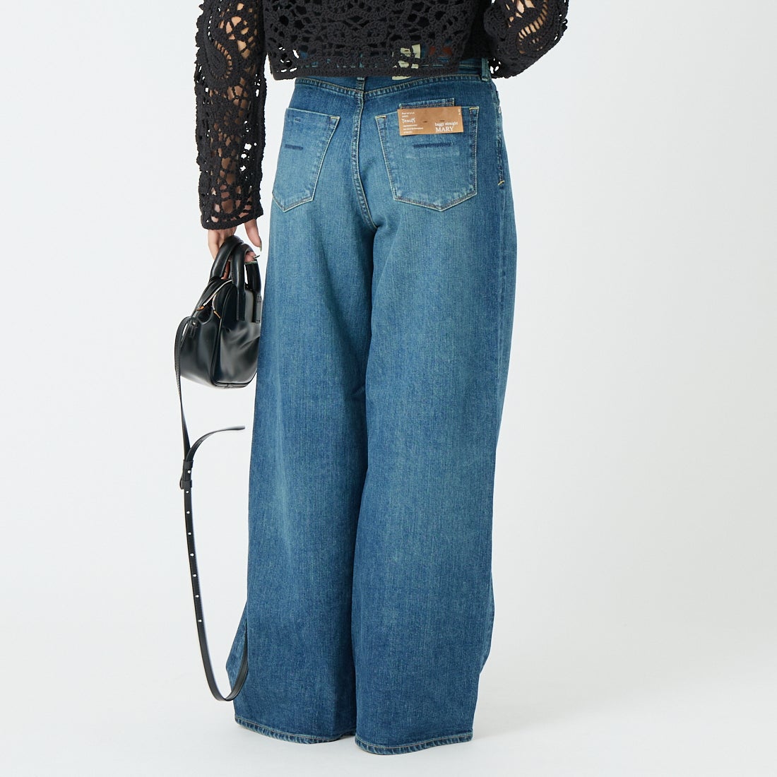 YANUK [ヤヌーク] MARY バギーストレートデニム [57161021] OTB &&モデル身長：162cm 着用サイズ：24&&