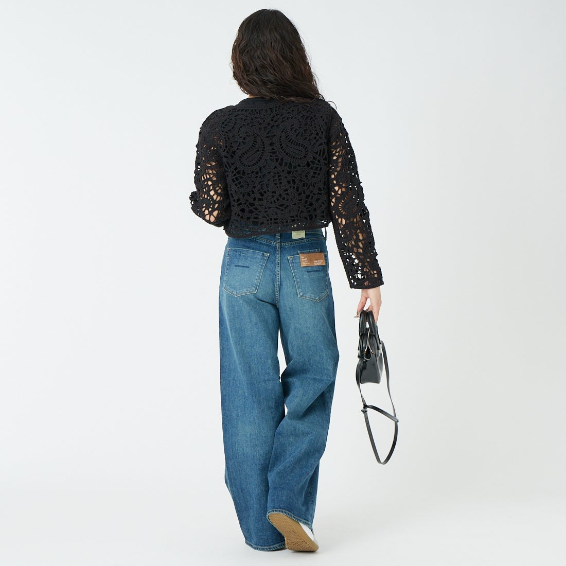 YANUK [ヤヌーク] MARY バギーストレートデニム [57161021] OTB &&モデル身長：162cm 着用サイズ：24&&