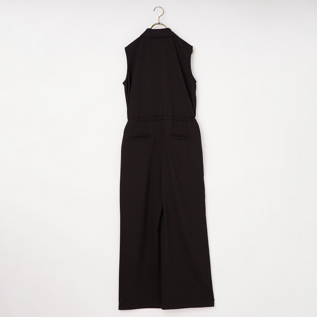 TenuE [テニュイ] ニットカラーオールインワン [25100206] BLACK