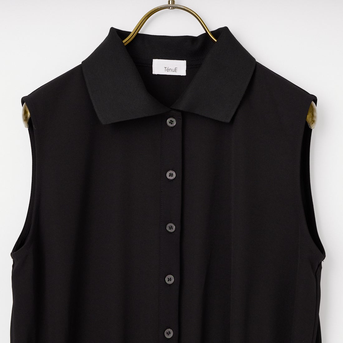 TenuE [テニュイ] ニットカラーオールインワン [25100206] BLACK