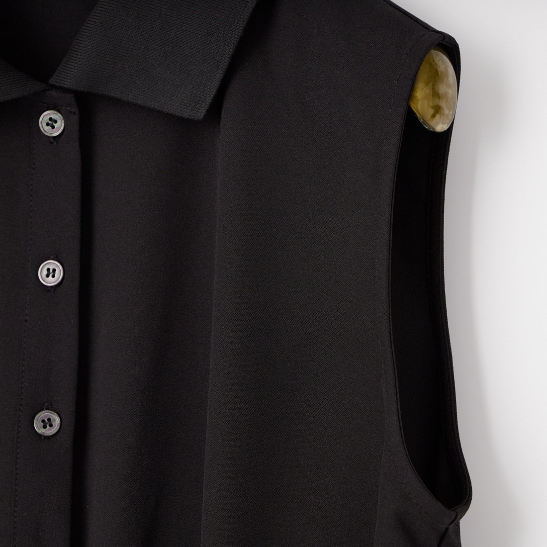 TenuE [テニュイ] ニットカラーオールインワン [25100206] BLACK