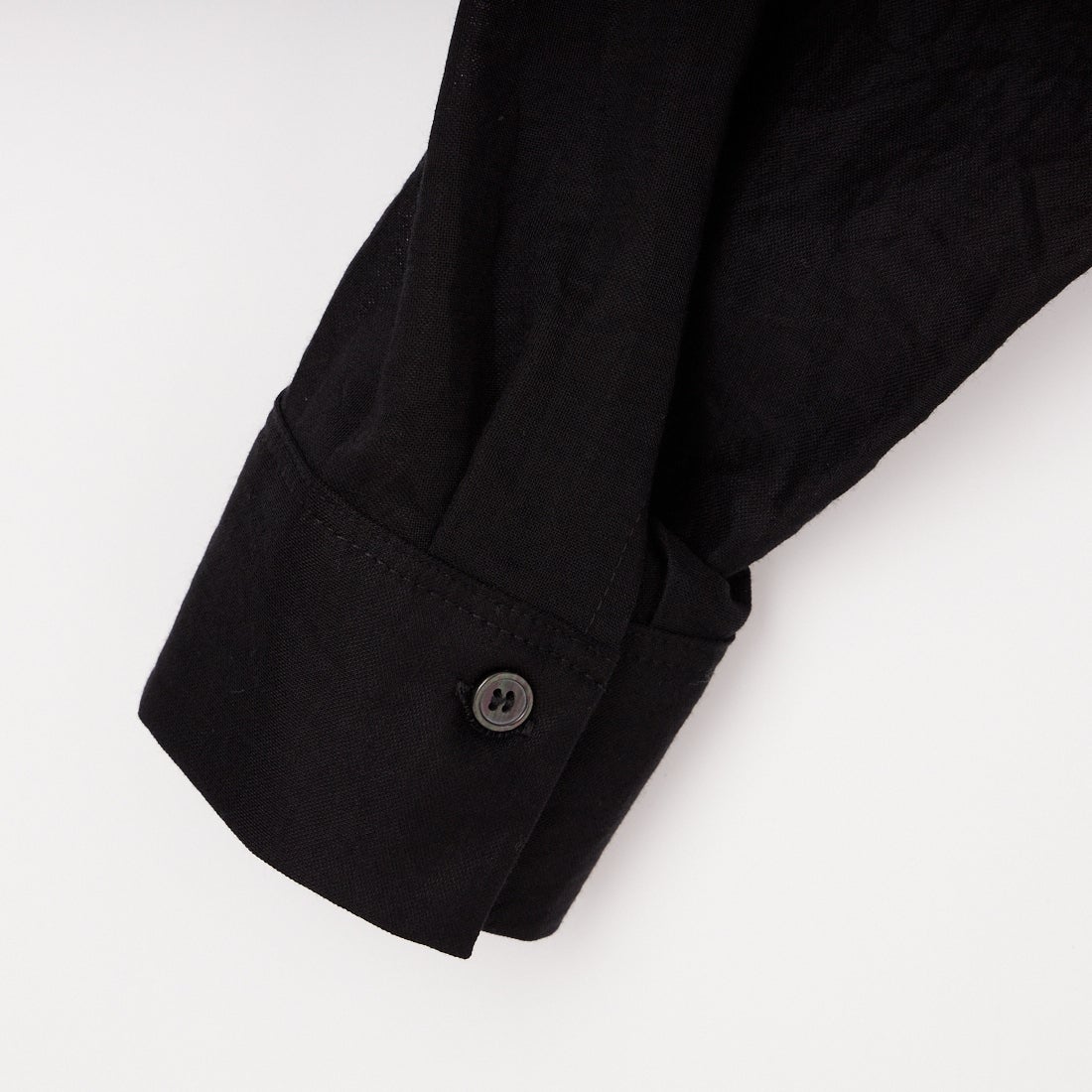 TenuE [テニュイ] バンドカラーシャツ [25100201] BLACK