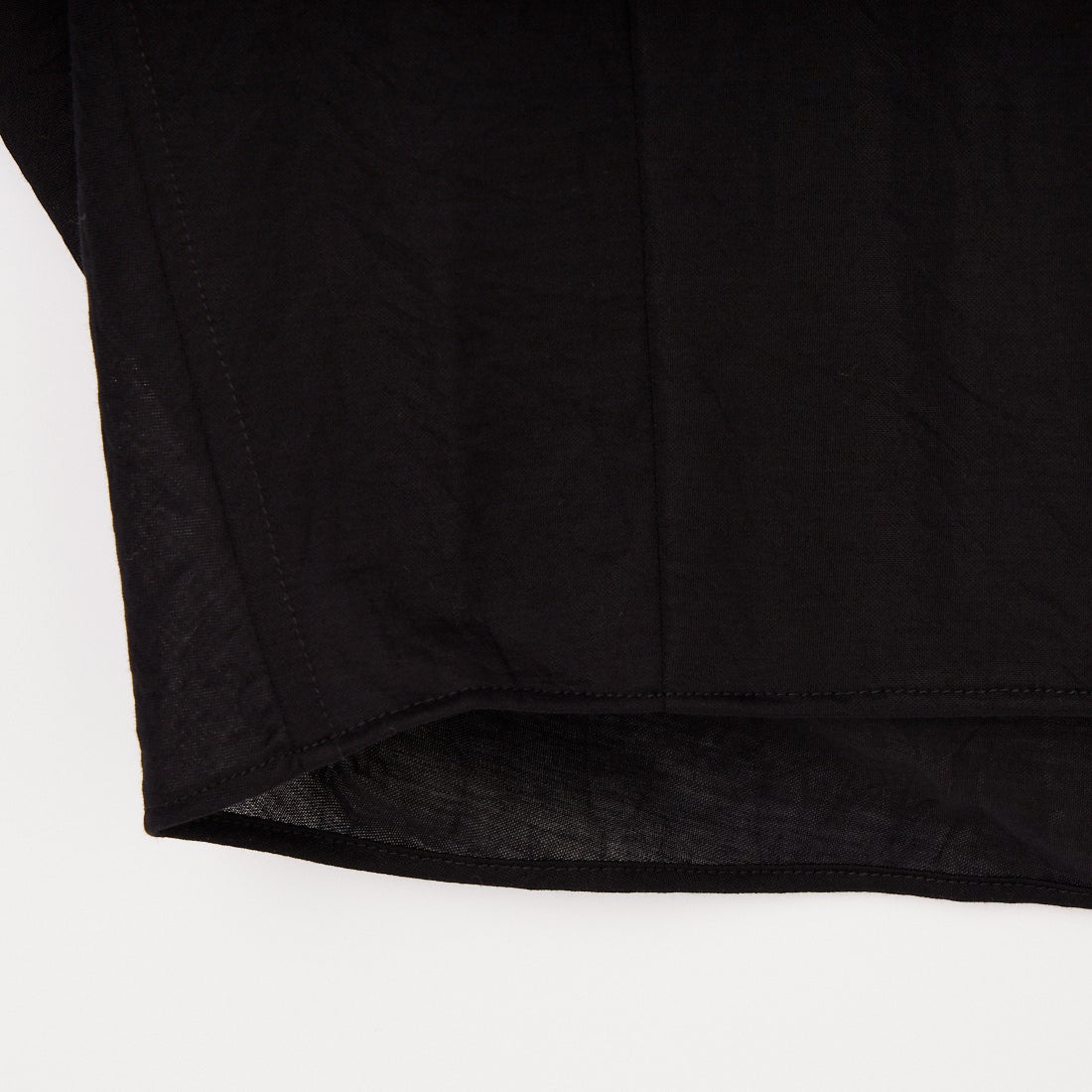 TenuE [テニュイ] バンドカラーシャツ [25100201] BLACK