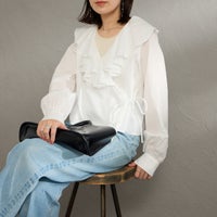 11 OFF WHI&&モデル身長：160cm 着用サイズ：F&&