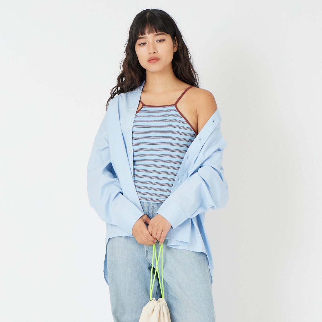 BLUEBERRY&&モデル身長：162cm 着用サイズ：F&&