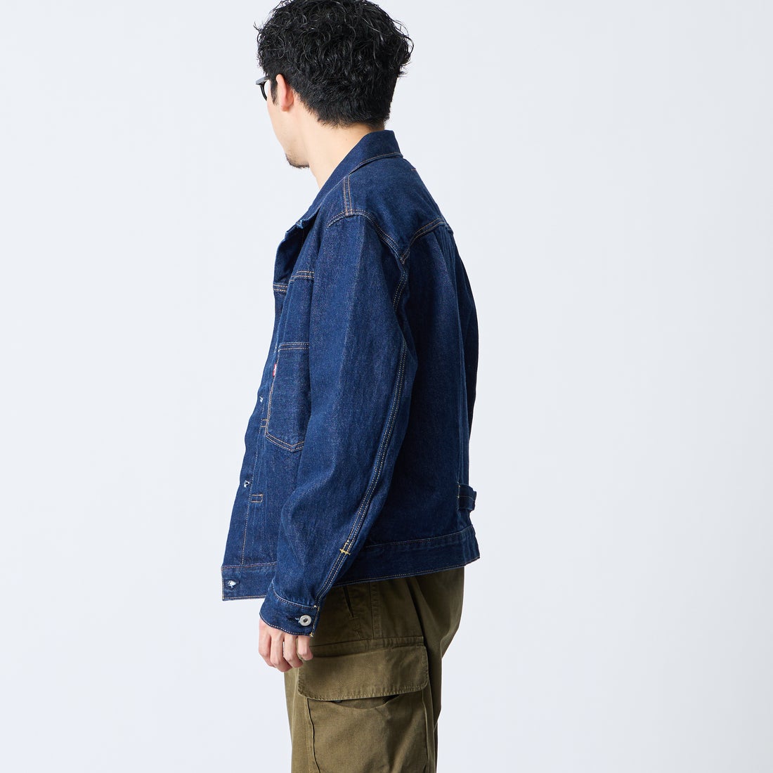 LEVI'S [リーバイス] TYPE1 トラッカージャケット [A3174-00] 30 NEW SEL &&モデル身長：168cm 着用サイズ：M&&