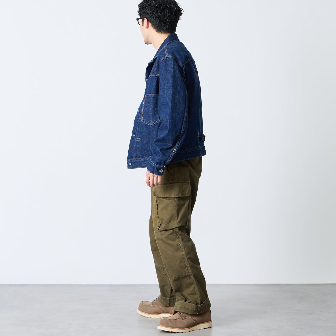 LEVI'S [リーバイス] TYPE1 トラッカージャケット [A3174-00] 30 NEW SEL &&モデル身長：168cm 着用サイズ：M&&