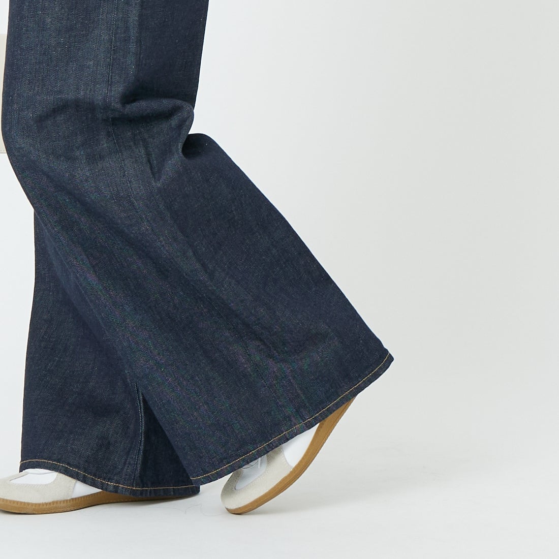 YANUK [ヤヌーク] MARY バギーストレートデニム [57162020] OWI &&モデル身長：162cm 着用サイズ：24&&