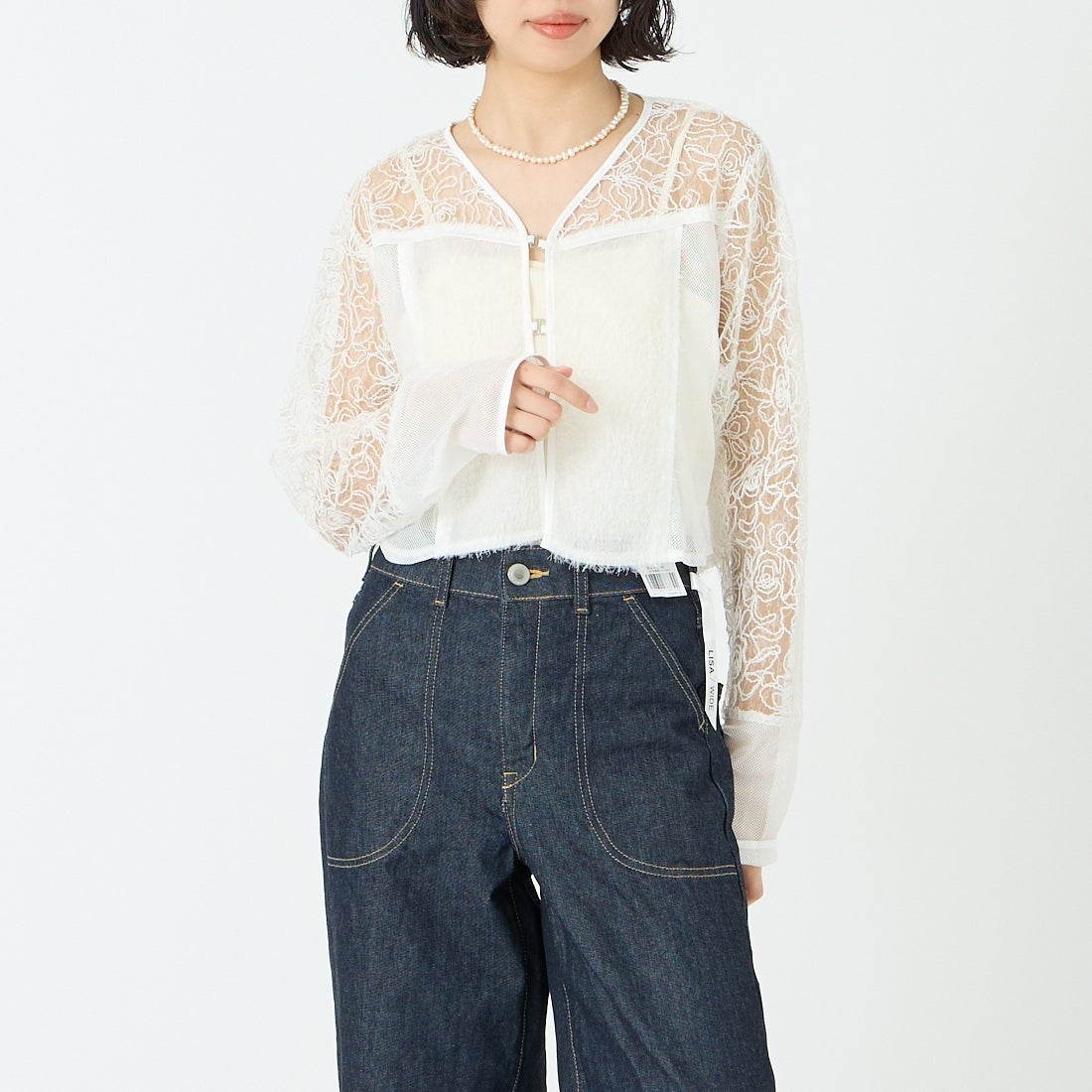 ﾌﾞﾗｯｸ&&モデル身長：162cm 着用サイズ：F&&