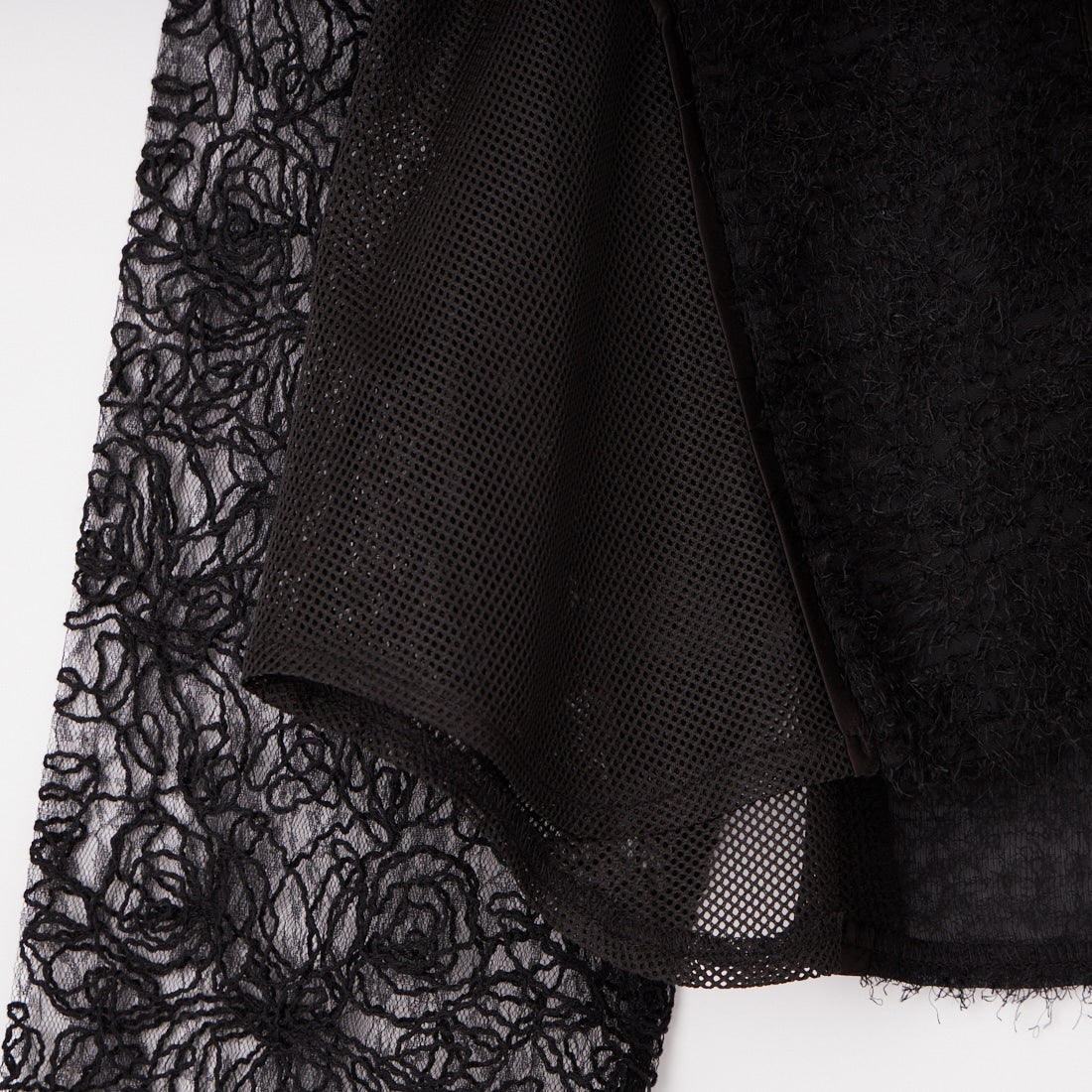 &g'aime [アンジェム] レースフリンジボレロ [293-68703] ﾌﾞﾗｯｸ