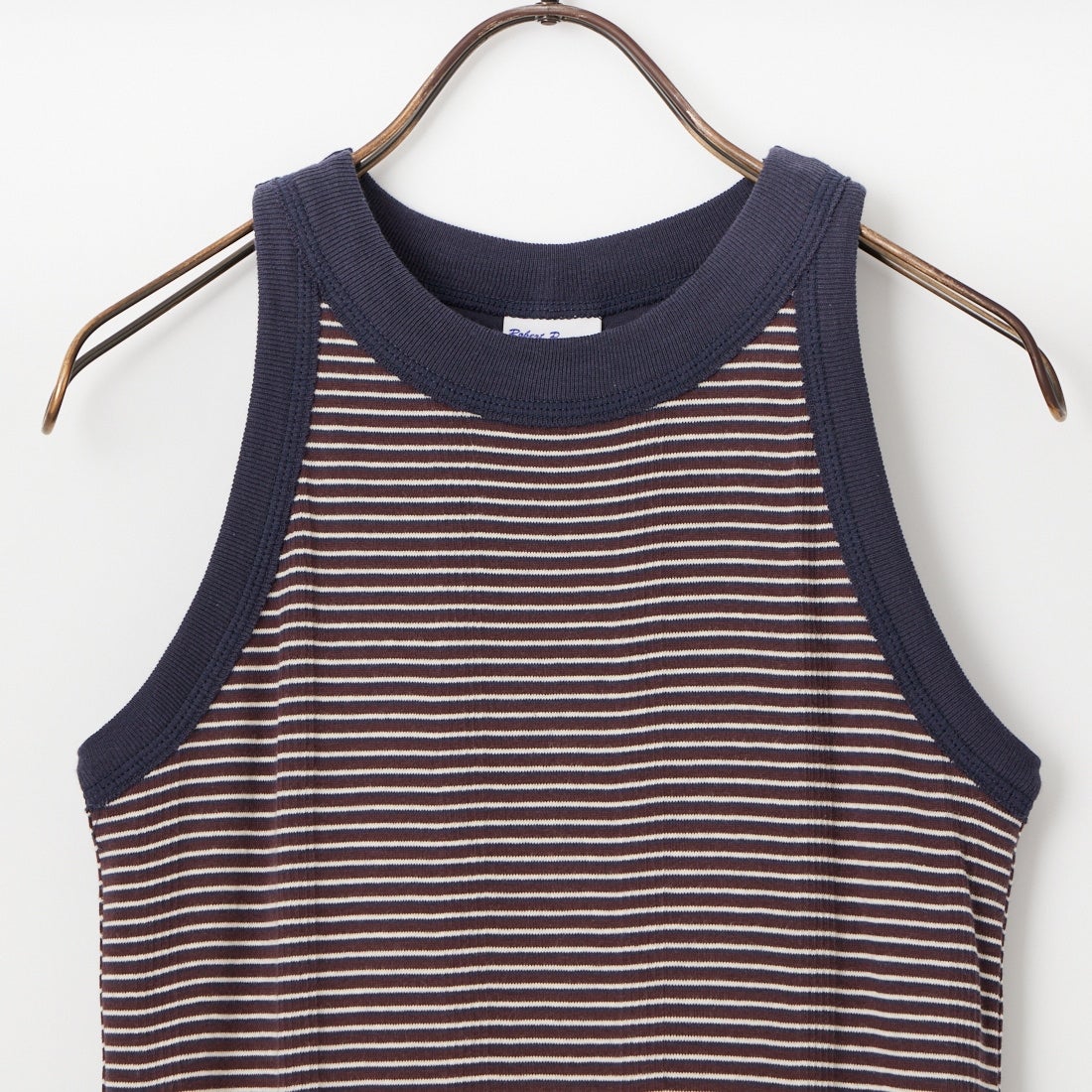 Robert P.Miller [ロバートピーミラー] パネルリブアメリカンスリーブワンピース [RM241-2168] COFFEE