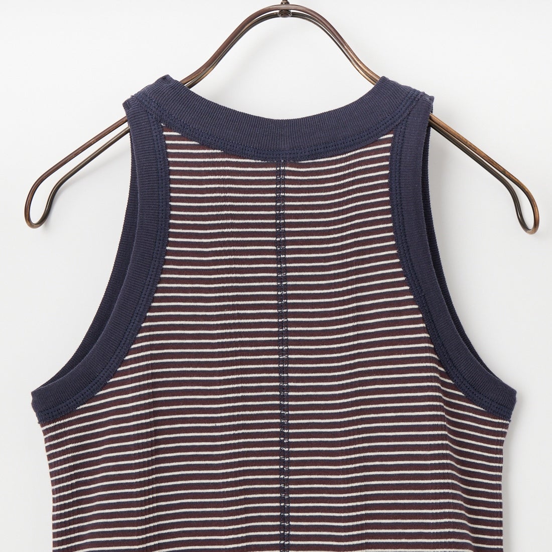 Robert P.Miller [ロバートピーミラー] パネルリブアメリカンスリーブワンピース [RM241-2168] COFFEE