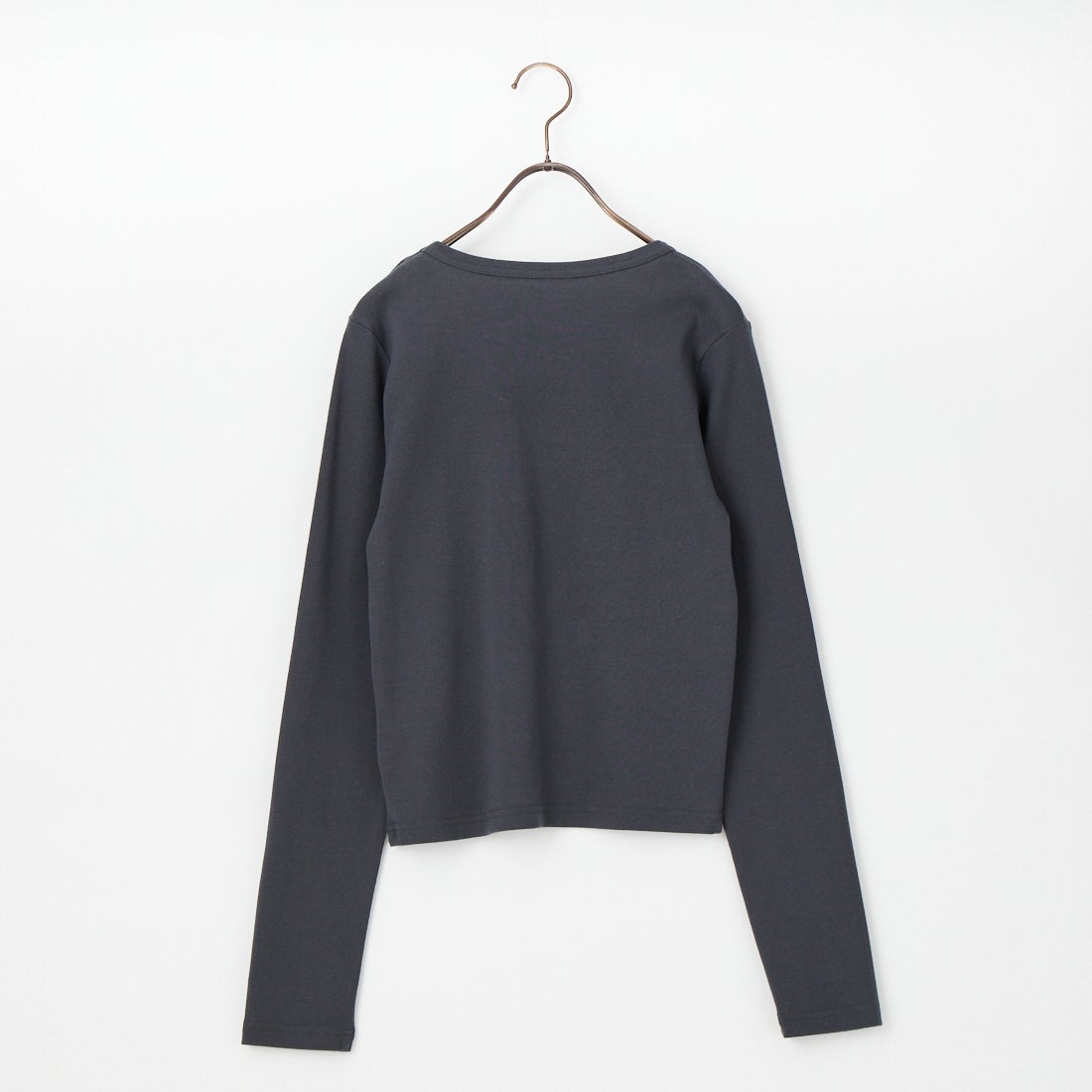 X-girl [エックスガール] オーバルロゴ パッチ コンパクトTシャツ [105261011020] CHARCOAL