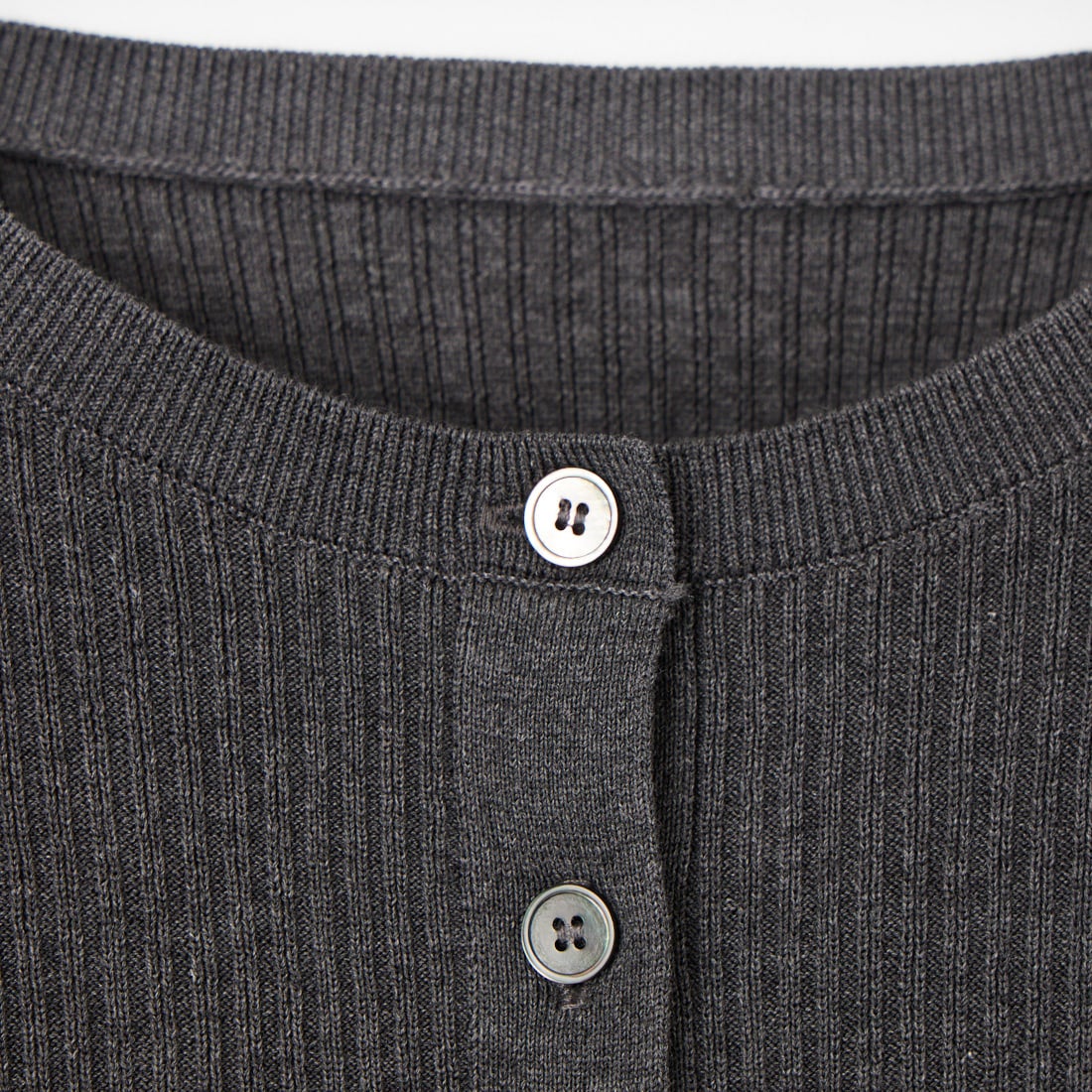 MICA&DEAL [マイカアンドディール] ショートリブカーディガン [0126108027] GRAY