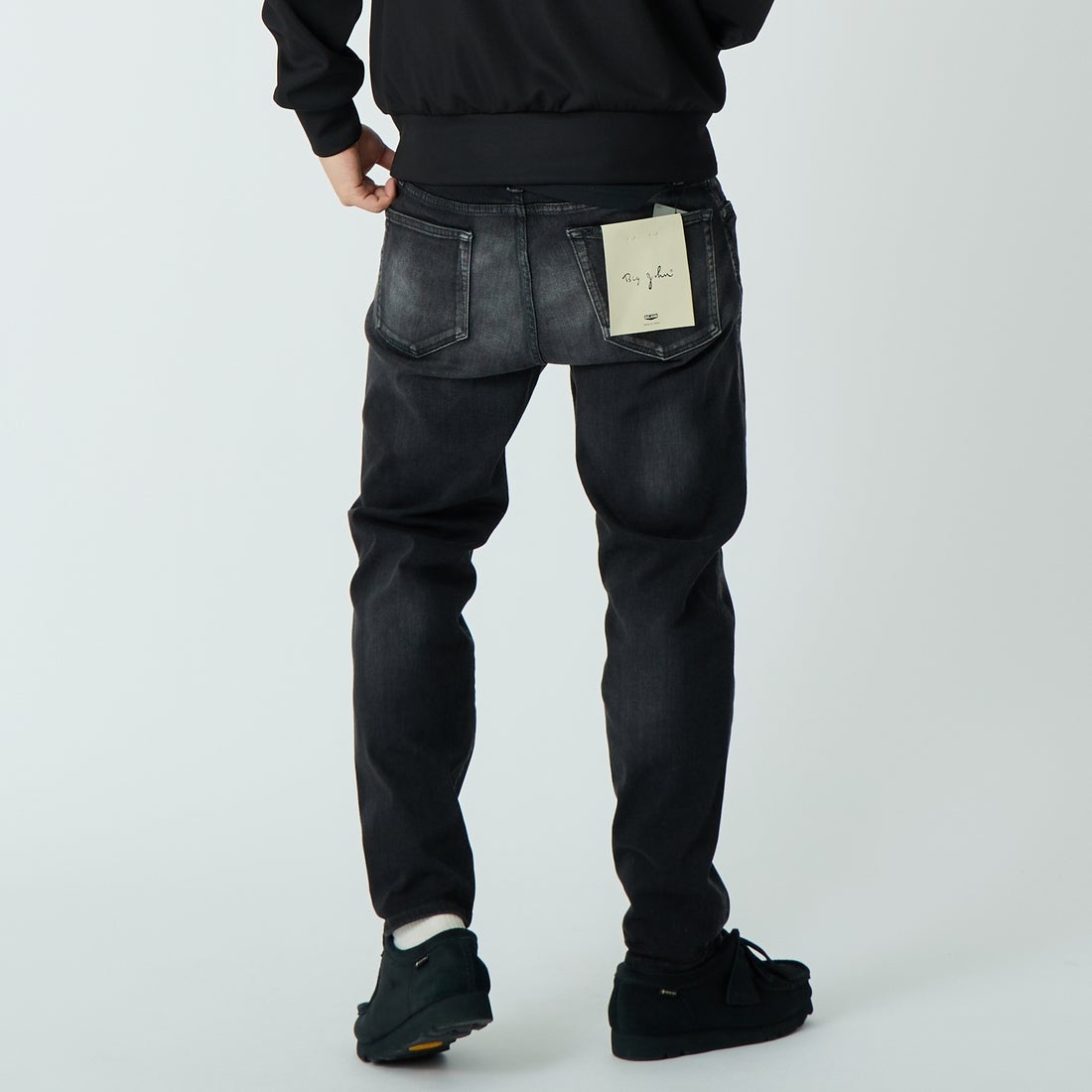 BIG JOHN [ビッグジョン] テーパードジョガー [MMM336H] B09 &&モデル身長：179cm 着用サイズ：32&&