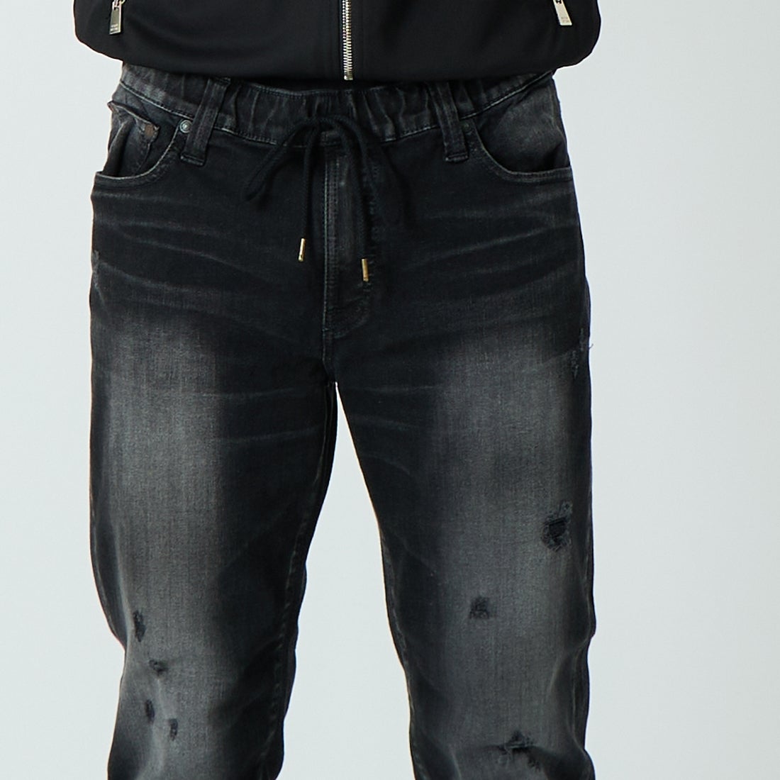 BIG JOHN [ビッグジョン] テーパードジョガー [MMM336H] B09 &&モデル身長：179cm 着用サイズ：32&&