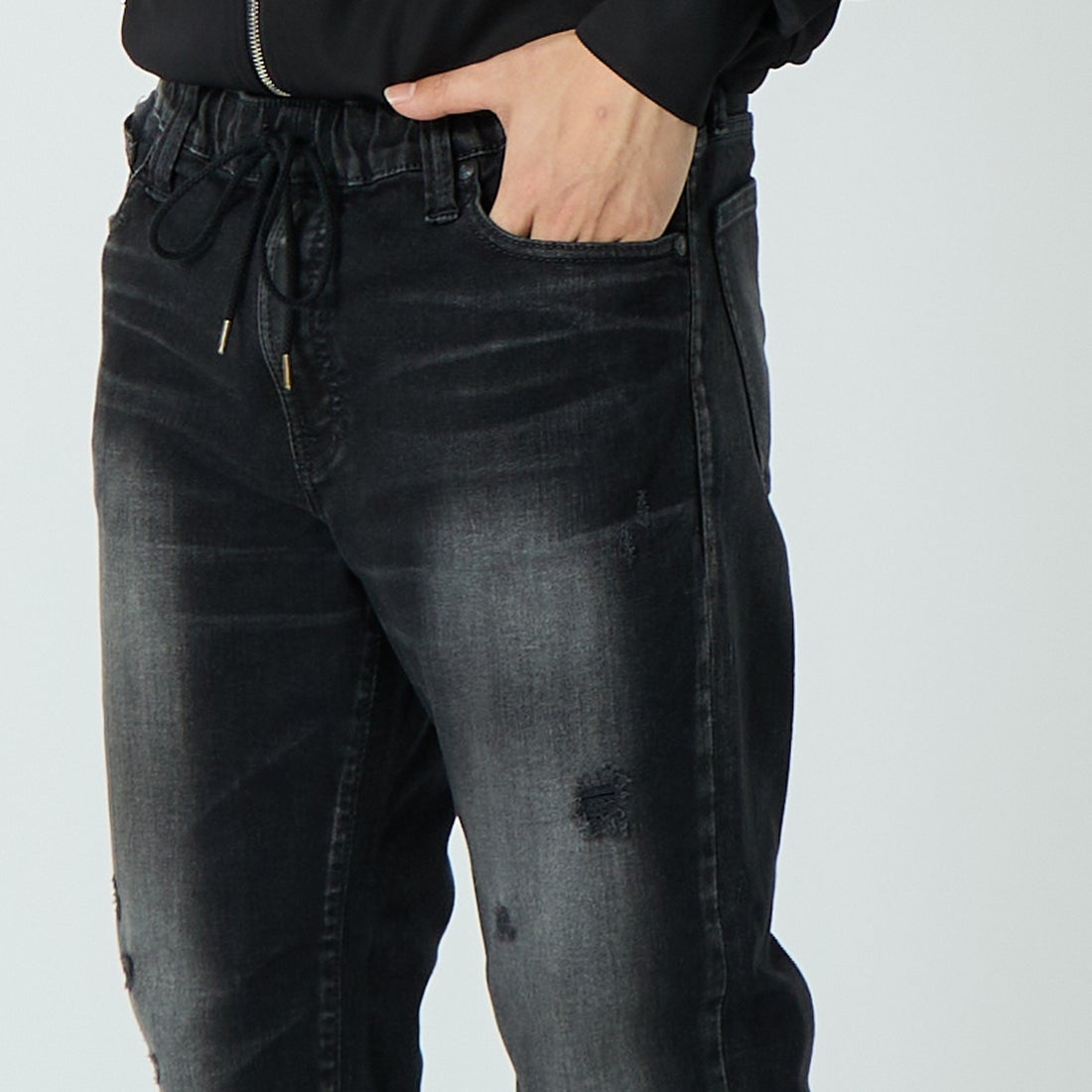 BIG JOHN [ビッグジョン] テーパードジョガー [MMM336H] B09 &&モデル身長：179cm 着用サイズ：32&&